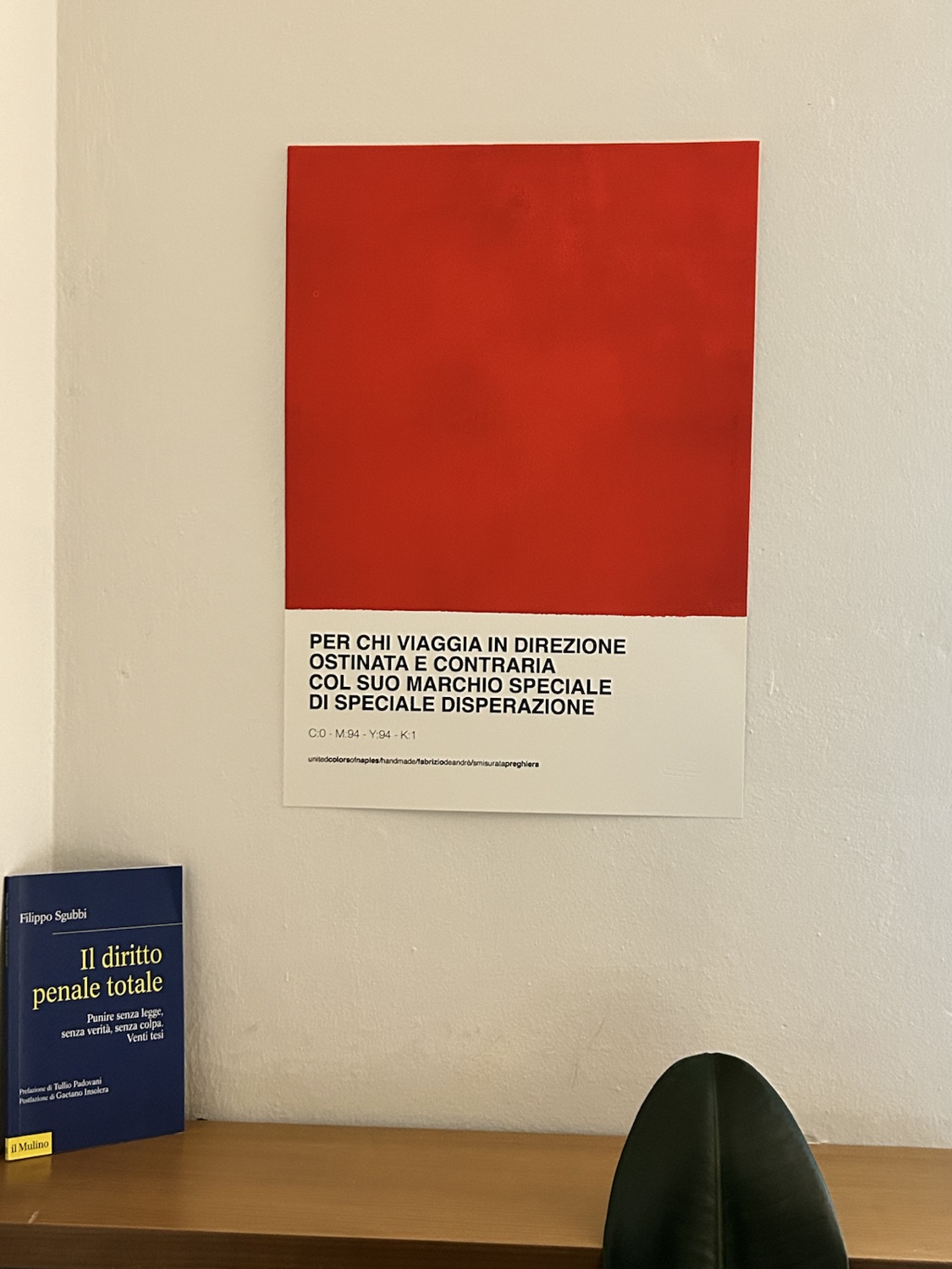 Dettaglio degli interni dello Studio Legale Pesi
